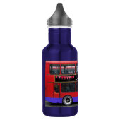Roter London-Bus-Doppeldecker Trinkflasche (Links)