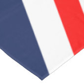 Roter London-Bus themenorientiert Tischdecke (Schrägansicht)