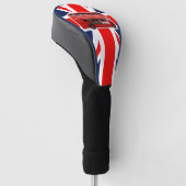 Roter London-Doppeldecker-Bus Golf Headcover (angewinkelt)