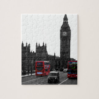 roter London-Reisebus und Big Ben Puzzle