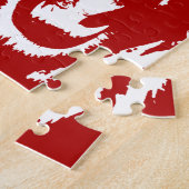 Roter Löwe-König Puzzle (Seite)