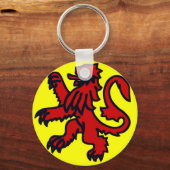 Roter Löwe von Schottland Schlüsselanhänger (Vorderseite)