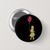 roter Luftballon. Button (Vorne & Hinten)