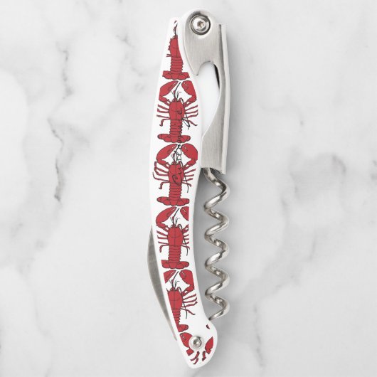 Roter Maine-Hummer Thunder_Cove Kellnermesser (Rückseite)