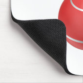 roter manueller Schalthebelknopf Mousepad (Ecke)