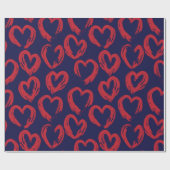 Roter Marinekorb Geschenkpapier (Flach)