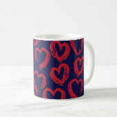 Roter Marinekorb Kaffeetasse (VorderseiteRechts)