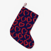 Roter Marinekorb Kleiner Weihnachtsstrumpf (Vorderansicht (hängend))