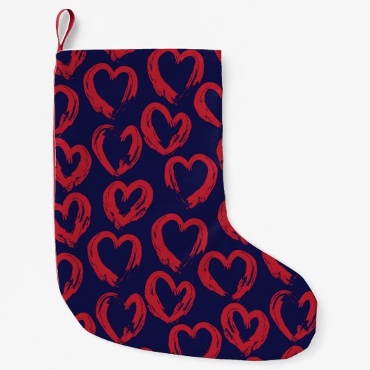 Roter Marinekorb Kleiner Weihnachtsstrumpf (Vorderseite)