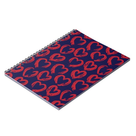 Roter Marinekorb Notizblock (Linke Seite)