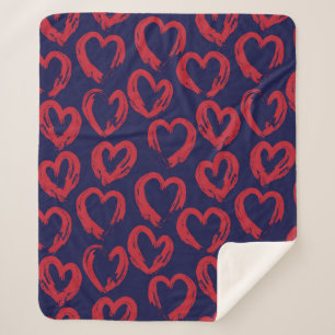 Roter Marinekorb Sherpadecke