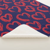 Roter Marinekorb Sherpadecke (3/4)