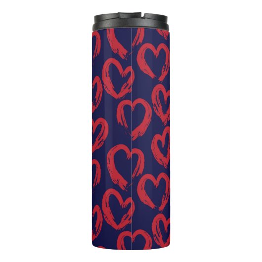 Roter Marinekorb Thermosbecher (Rückseite)