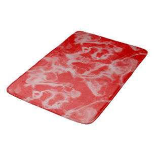 roter Marmor abstrakt Badematte