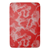 roter Marmor abstrakt Badematte (Vorderseite Vertikal)