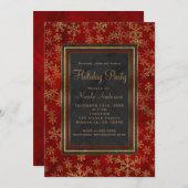 Roter Marmor Snowboardverleih Rote Kirche von Mari Einladung (Vorne/Hinten)