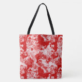 Roter Marmor Swirl Abstrakt Tasche (Vorderseite)