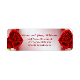 Roter Marmor und Rose