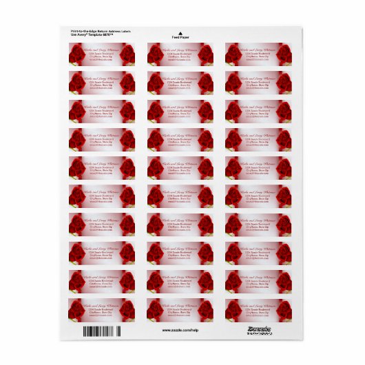 Roter Marmor und Rose (Vorne)