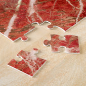 Roter Marmorboden, hochauflösende Textur. Puzzle (Seite)