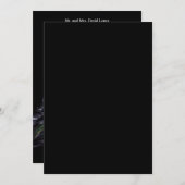 Roter Masquerade Quinceanera Ball Einladung (Vorne/Hinten)