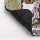 Roter Merle Australier - schöne Blume Mousepad (Ecke)
