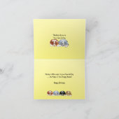 Roter Merle australischer Welpen-alles Gute zum Karte (Innenseite)