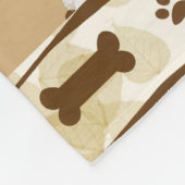 Roter Merle australisches w/Tan verlässt cust. Fleecedecke (Ecke)