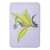 Roter Mit Augen Baum Frosch Badematte (Vorderseite Vertikal)