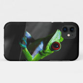 Roter mit Augen Baum-Frosch III Case-Mate iPhone Hülle (Rückseite (Horizontal))