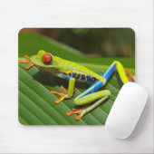 Roter mit Augen Baum-Frosch Mousepad (Mit Mouse)