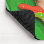 Roter mit Augen Baum-Frosch Mousepad (Ecke)