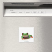 Roter mit Augen Baumfrosch 2 Magnet (In Situ (Geschirrspüler))
