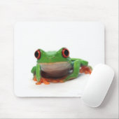 Roter mit Augen Baumfrosch 2 Mousepad (Mit Mouse)