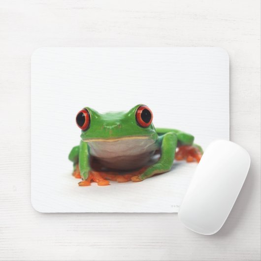 Roter mit Augen Baumfrosch 2 Mousepad (Mit Mouse)