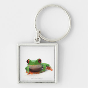 Roter mit Augen Baumfrosch 2 Schlüsselanhänger