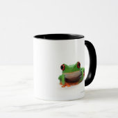 Roter mit Augen Baumfrosch 2 Tasse (VorderseiteRechts)
