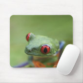 Roter mit Augen Baumfrosch (Agalychnis callidryas) Mousepad (Mit Mouse)