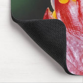 Roter Mit Augen Baumfrosch am Leaf Mousepad (Ecke)