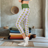 Roter Mit Augen Baumfrosch Capri Leggings