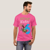 Roter Mit Augen Baumfrosch Geburtstagsfeier Shirt (Vorne ganz)