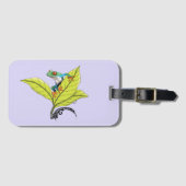 Roter Mit Augen Baumfrosch Gepäckanhänger (Vorderseite (Horizontal))