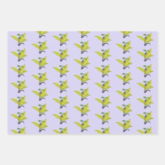 Roter Mit Augen Baumfrosch Geschenkpapier Set (Vorderseite 2)