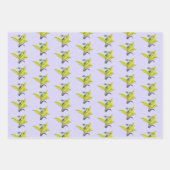 Roter Mit Augen Baumfrosch Geschenkpapier Set (Vorderseite)