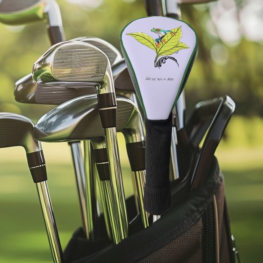Roter Mit Augen Baumfrosch Golf Headcover