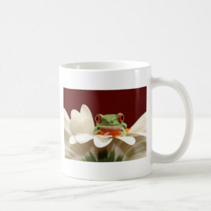 roter mit Augen Baumfrosch Kaffeetasse