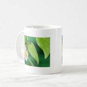 roter mit Augen Baumfrosch Kaffeetasse (Vorderseite Links)