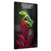 Roter mit Augen Baumfrosch Klemmbrett (Rechts)