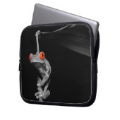 Roter Mit Augen Baumfrosch Laptopschutzhülle (Vorderseite Links)