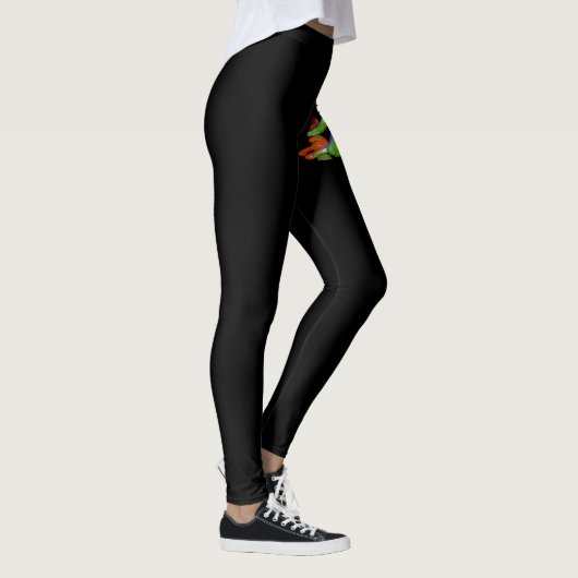 Roter Mit Augen Baumfrosch Leggings (Rechts)